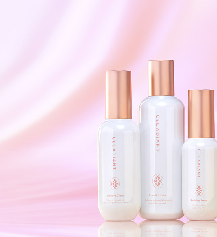 セラディアント誕⽣！美容クリニック処方の成分を肌の奥まで